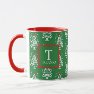 Mug Noël vert et rouge