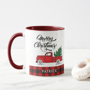 Mug Noël vintage Red Truck