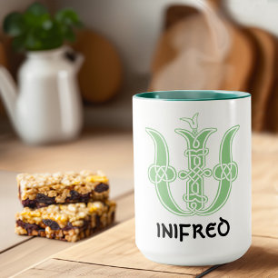 Mug Noeud celtique du 16e siècle Capitale décorative W