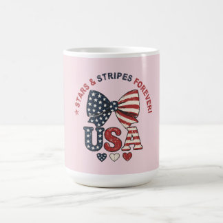 Mug Nœud papillon étoiles et bandes patriotique T-S du