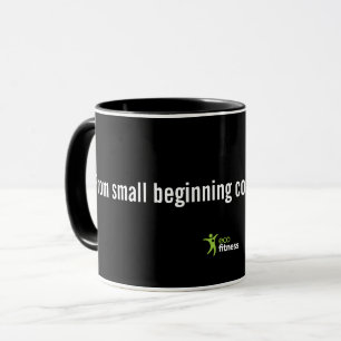 Mug noir 11 oz   Eco Fitness Great Things