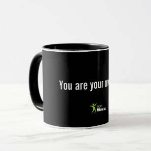 Mug noir 11 oz Limites Eco Fitness