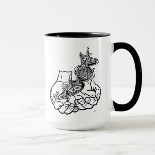 Mug noir 15 oz Ringer