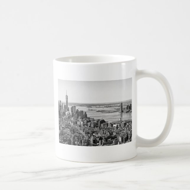 Mug Noir blanc New York City Skyline (Droite)