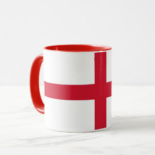 Mug noir Combo avec drapeau d'Angleterre, Royaume-
