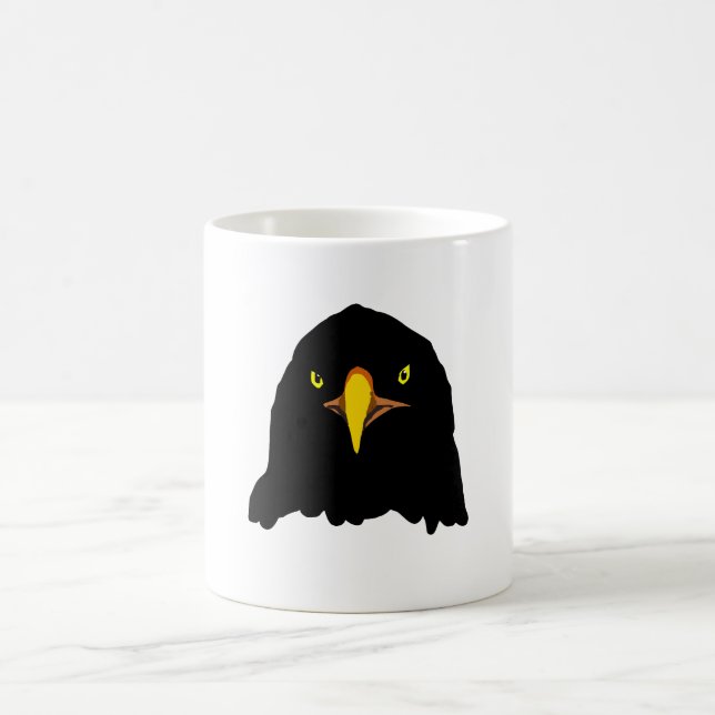 Mug noir d'aigle (Centre)