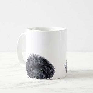 Mug Noir de caniche de jouet