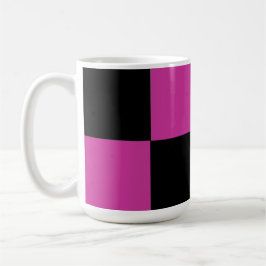 Mug NOIR de ROSE à la mode des textes d'empire de la
