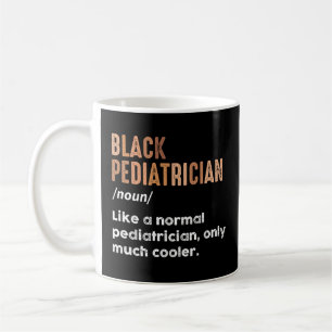 Mug Noir Définition de pédiatre Docteur pédiatrique