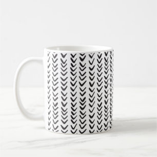 Mug Noir et blanc argenté