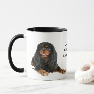Mug Noir et Tan Cavalier King Charles Spaniel Chien