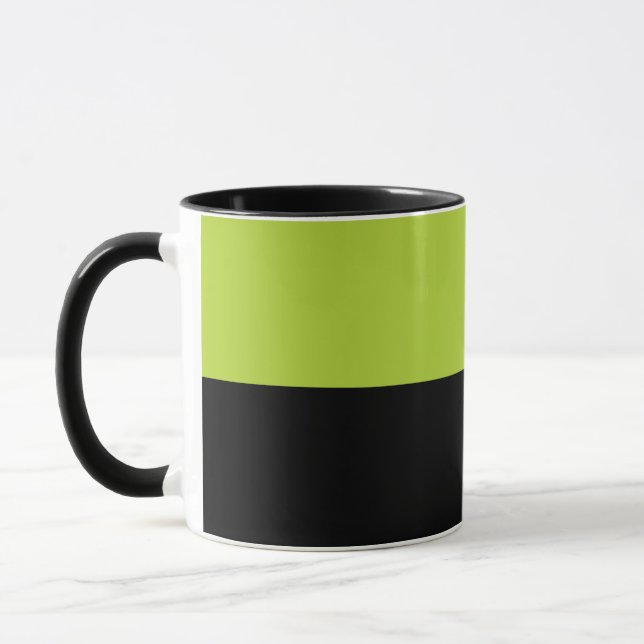 Mug Noir et vert néon (Gauche)