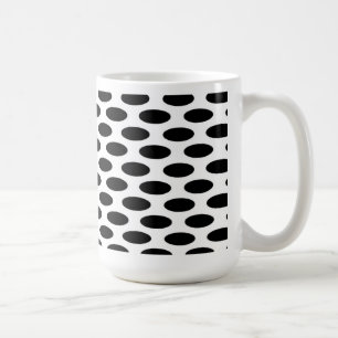 Mug Noir sur les points blancs