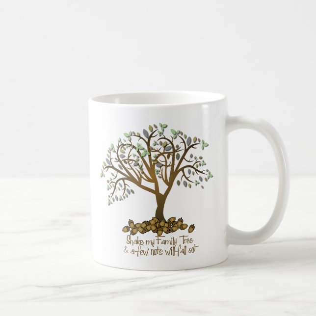 Mug Noix d'arbre familial (Droite)