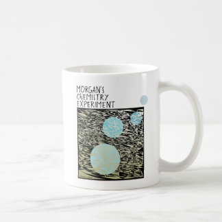 Mug Nom Chimie Expérience Bulles Bleues Black Funny