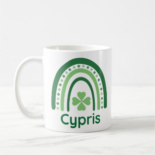 Mug Nom Cypris Clover Boho Arc-en-ciel