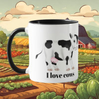 Nom d'ajout de l'amant de vache mignonne