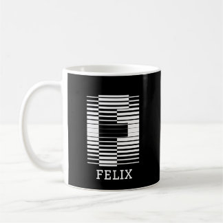 MUG NOM D'ALPHABET F - INITIAL F - NOM PERSONNALISÉ
