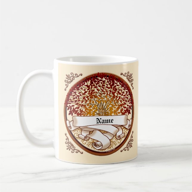 Mug Nom de famille de Crimson (Gauche)