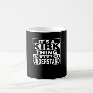 Mug Nom de famille KIRK Cadeau personnalisé