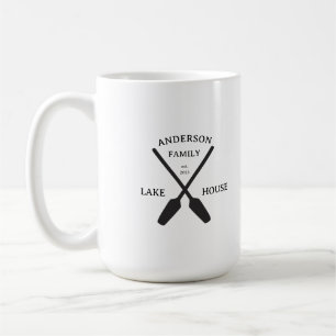 Mug Nom de famille personnalisé Panneau de la Maison d