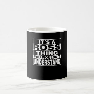 Mug Nom de famille ROSS Cadeau personnalisé