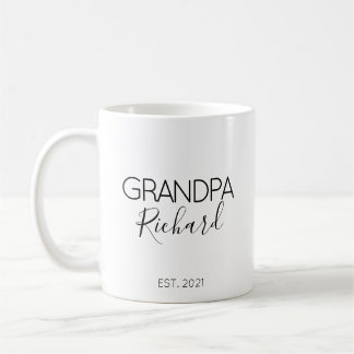 Mug Nom de grand-père Grossesse Faire-part cadeau