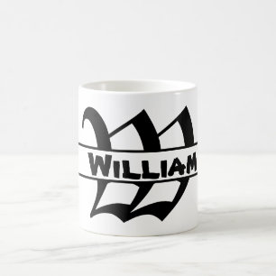 Mug Nom de la Personnaliser Lettre ornement