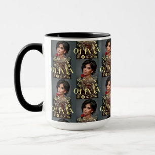 Mug Nom de la photo Anniversaire Je t'aime pour famill