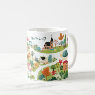 Mug Nom de la ville personnalisée Nouveau cadeau maiso
