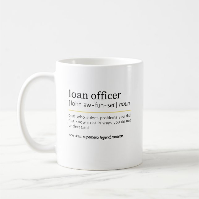 Mug Nom de l'agent de prêt (Gauche)