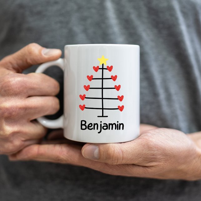 Mug Nom de l'enseignant personnalisé avec un joli sapi (Créateur téléchargé)