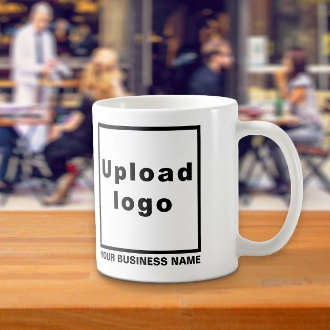 Mug Nom de l'entreprise et logo sur la musique (Mug with your business name and logo)