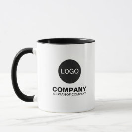 Mug Nom de l'entreprise, Slogan & Logo | Personnalisé