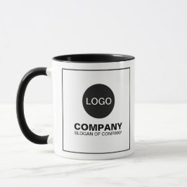 Mug Nom de l'entreprise, Slogan & Logo | Personnalisé