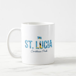 Mug Nom de l'île Sainte-Lucie | Fierté quotidienne