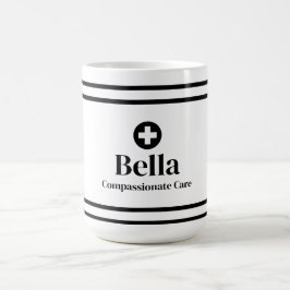 Mug Nom de l'infirmière personnalisée