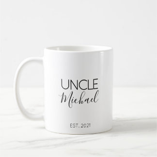 Mug Nom de l'oncle Grossesse Faire-part cadeau café Mu