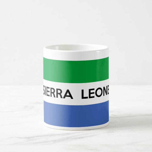 Mug nom des textes de pays de drapeau de la Sierra (Centre)