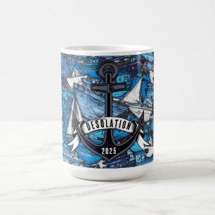 Mug Nom du bateau d'Ancres nautiques