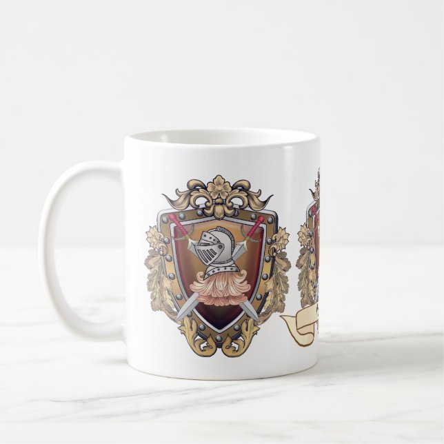 Mug Nom du bouclier Knight (Gauche)