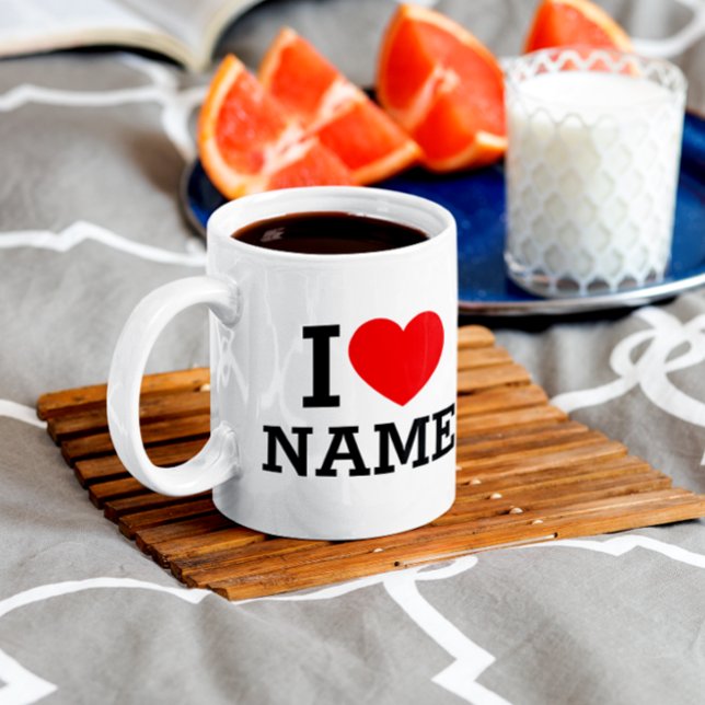 Mug Nom du coeur (Créateur téléchargé)