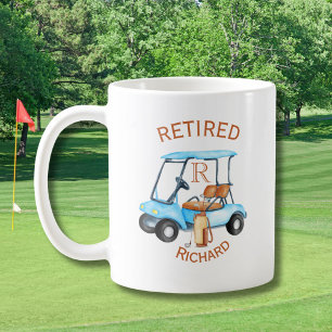 Mug Nom du monogramme à la retraite du golf