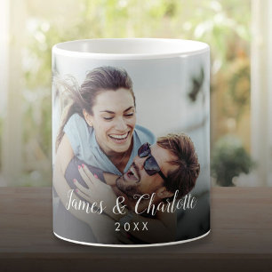 Mug Nom du script photo de votre couple préféré