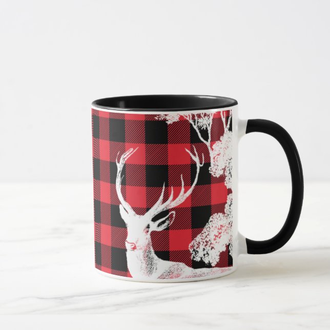 Mug Nom et nom du cerf et du daim noirs (Droite)