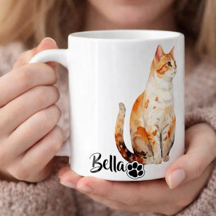 Mug Nom et photo de typographie moderne simple et cool