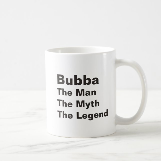 Mug Nom fait sur commande l'homme le mythe la légende (Droite)