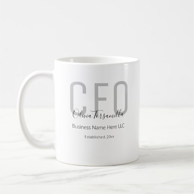 Mug Nom Grey Black CFO (Gauche)