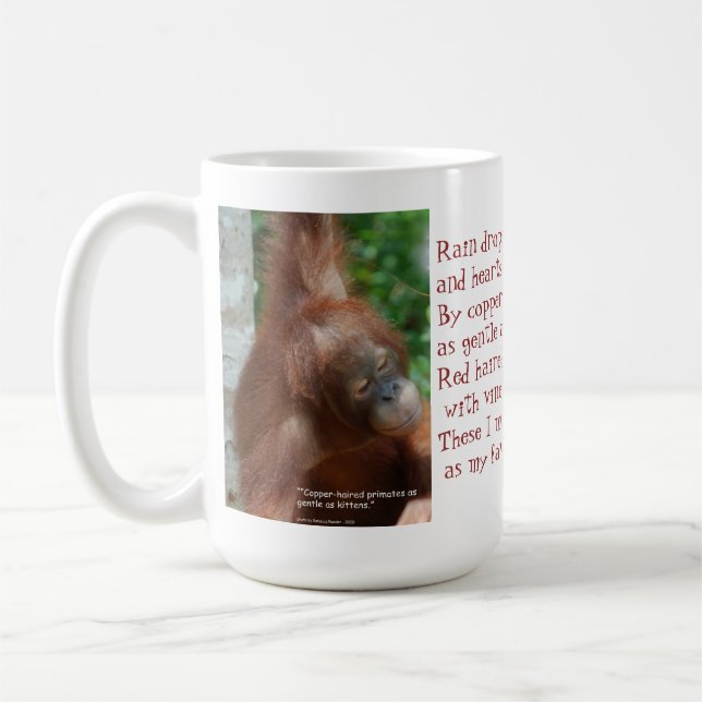Mug Nom Mes choses préférées Amoureux des animaux Oran (Gauche)