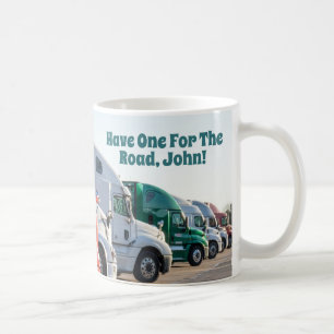 Mug Nom modifiable Big Rig 18 Wheeler Truck Driver